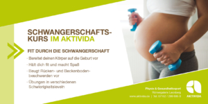 Schwangerschaftskurs - Fit durch die Schwangerschaft im AKTIVIDA